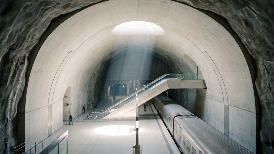 The interchange hall (visualisation)