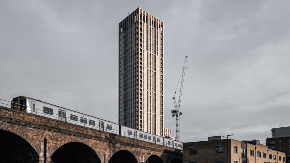 Pelham Yard behind the railway arches (visualisation)